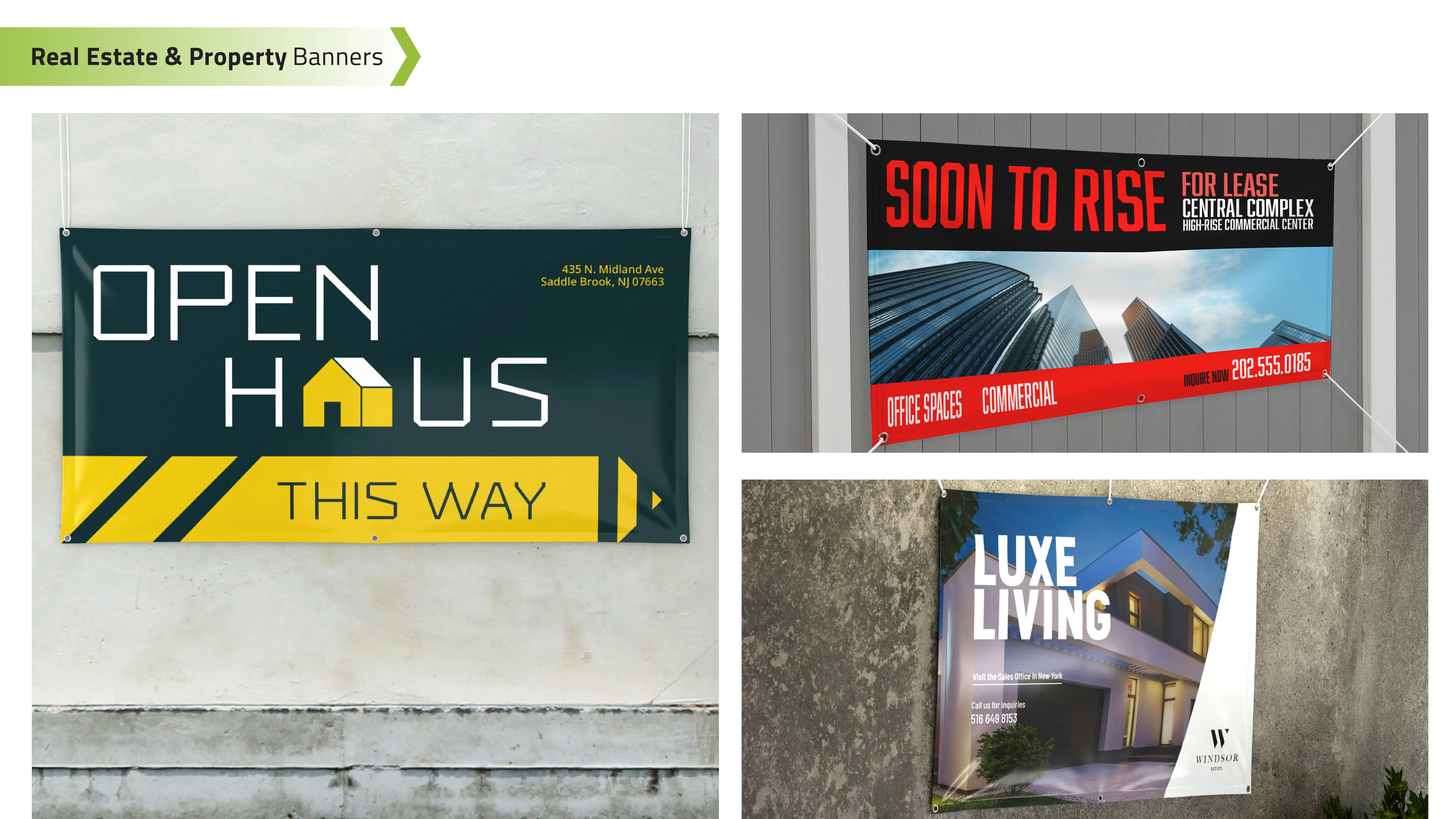 Real Estate and Property Banners